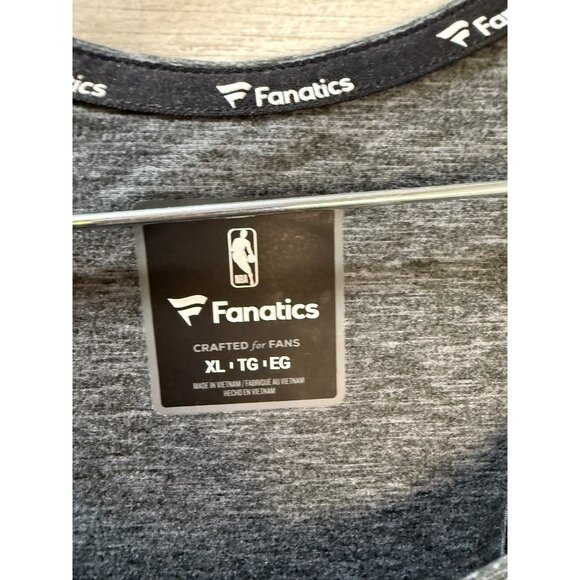 San Antonio Spurs Womens Fanatics Tank Top Black & Heather Gray Size XL - Picture 5 of 10